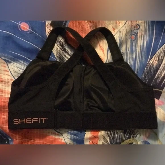 SHEFIT Black Sports Bra - Picture 3 of 7